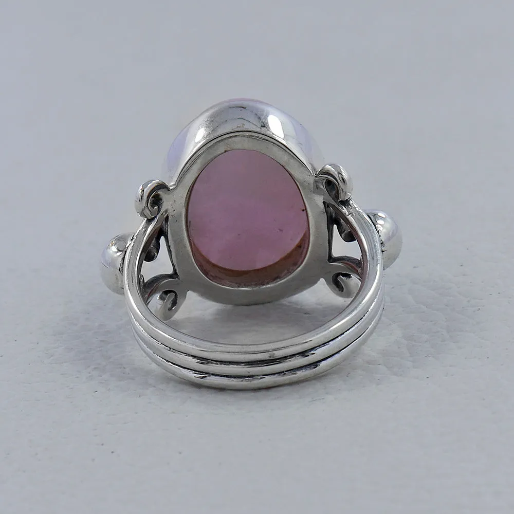 Kunzite Gemstone Sterling Silver Women Ring