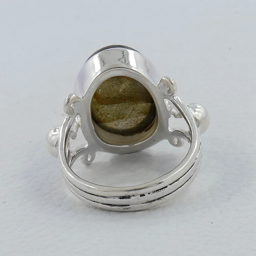 Kunzite Gemstone Sterling Silver Women Ring