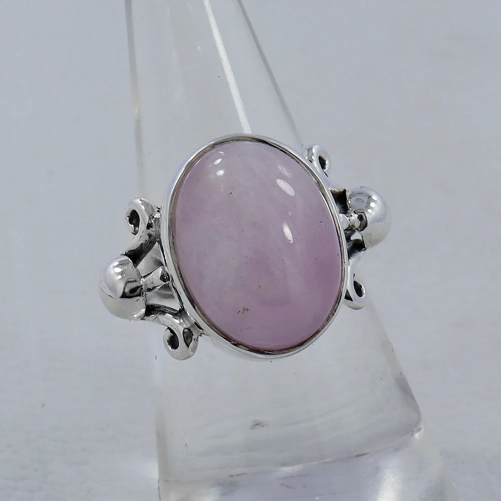 Kunzite Gemstone Sterling Silver Women Ring
