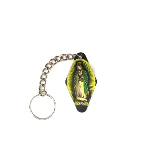 KX-12  Leather Key Chain- Lady of Guadalupe