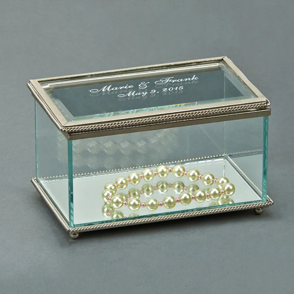 L00500 -  Glass Jewelry Box