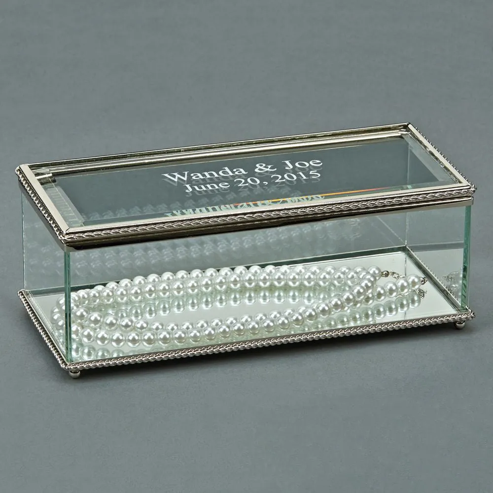 L00500 -  Glass Jewelry Box