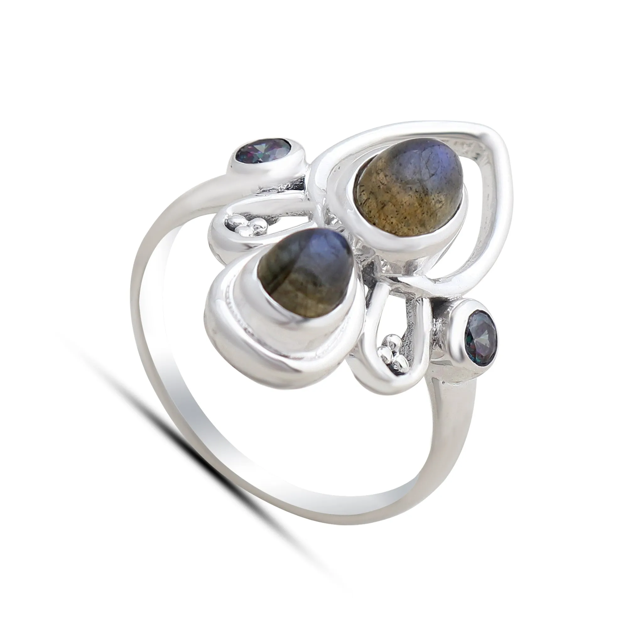 Labradorite Silver Jewelry Set