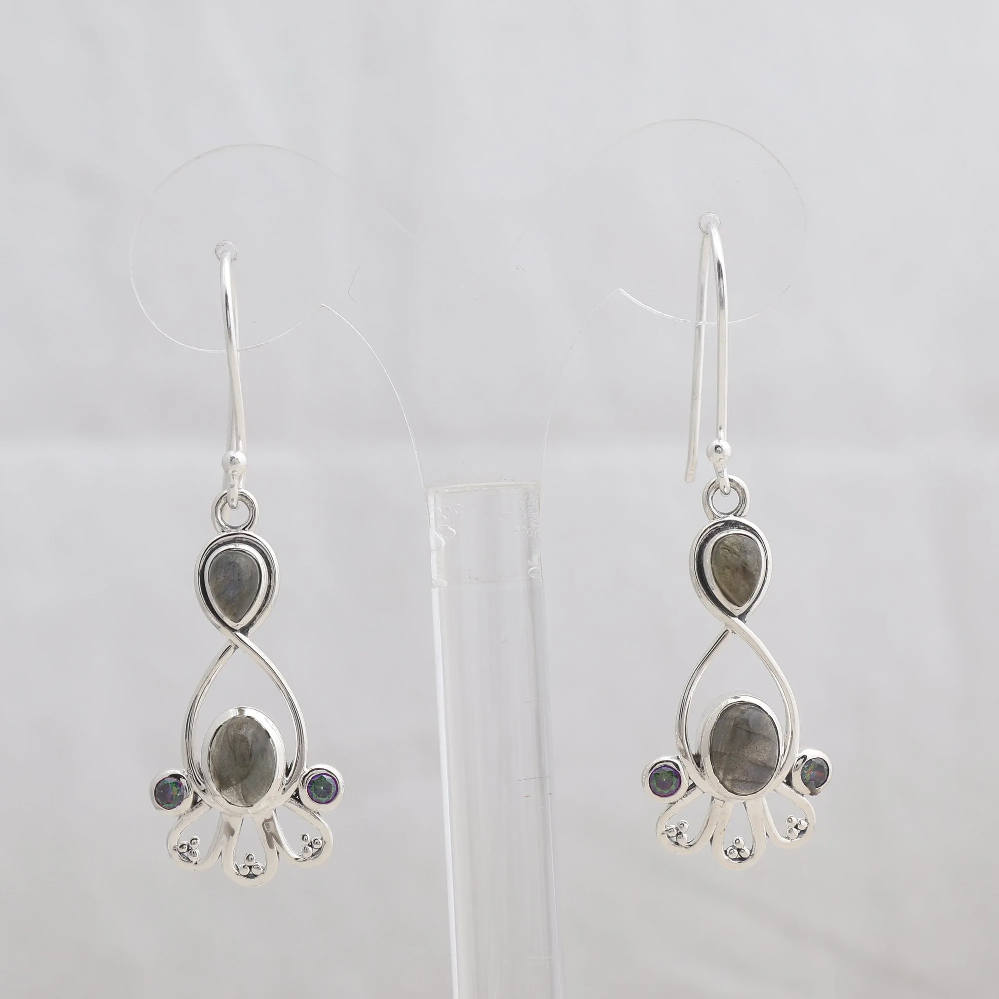 Labradorite Silver Jewelry Set