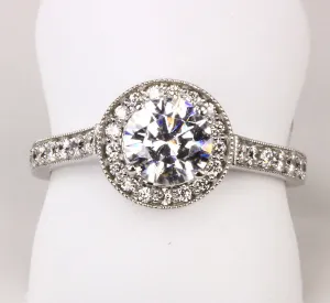 Ladies' Diamond Semi-mount Engagement Ring