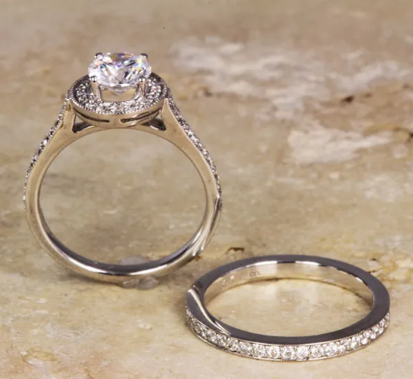 Ladies' Diamond Semi-mount Engagement Ring