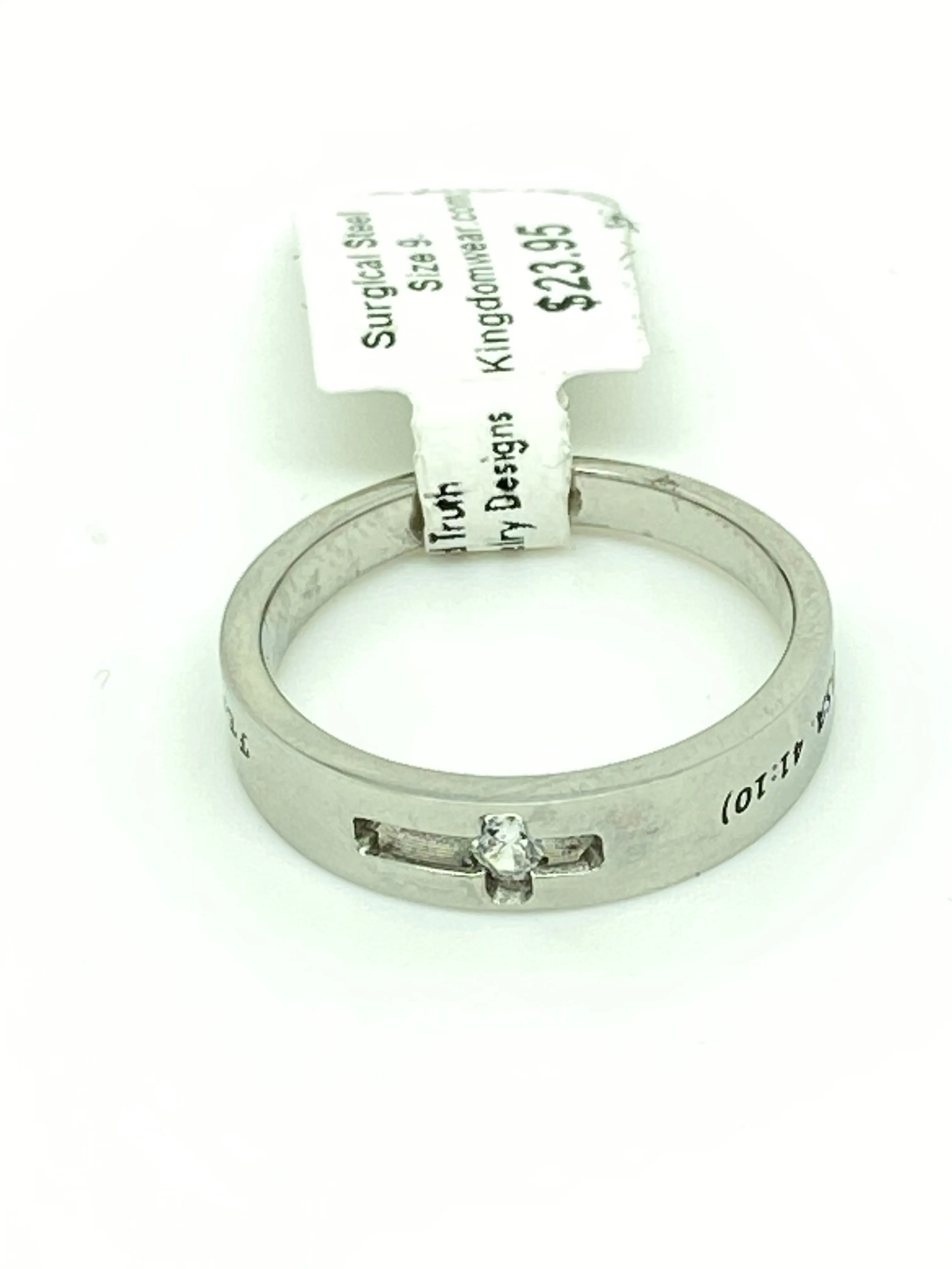 Lady's "Fear Not" Solitaire Ring