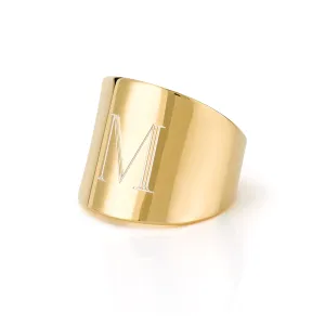 LANA CIGAR SIGNET RING