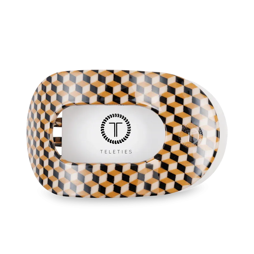 Large Teleties Flat Oval Clip - Gone Glamping