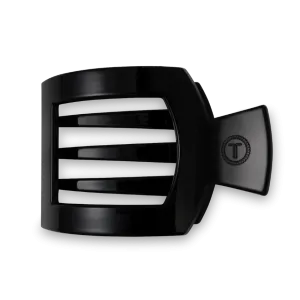 Large Teleties Flat Square Clip - Jet Black