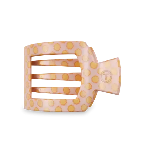 Large Teleties Flat Square Clip - Sunny Days Ahead