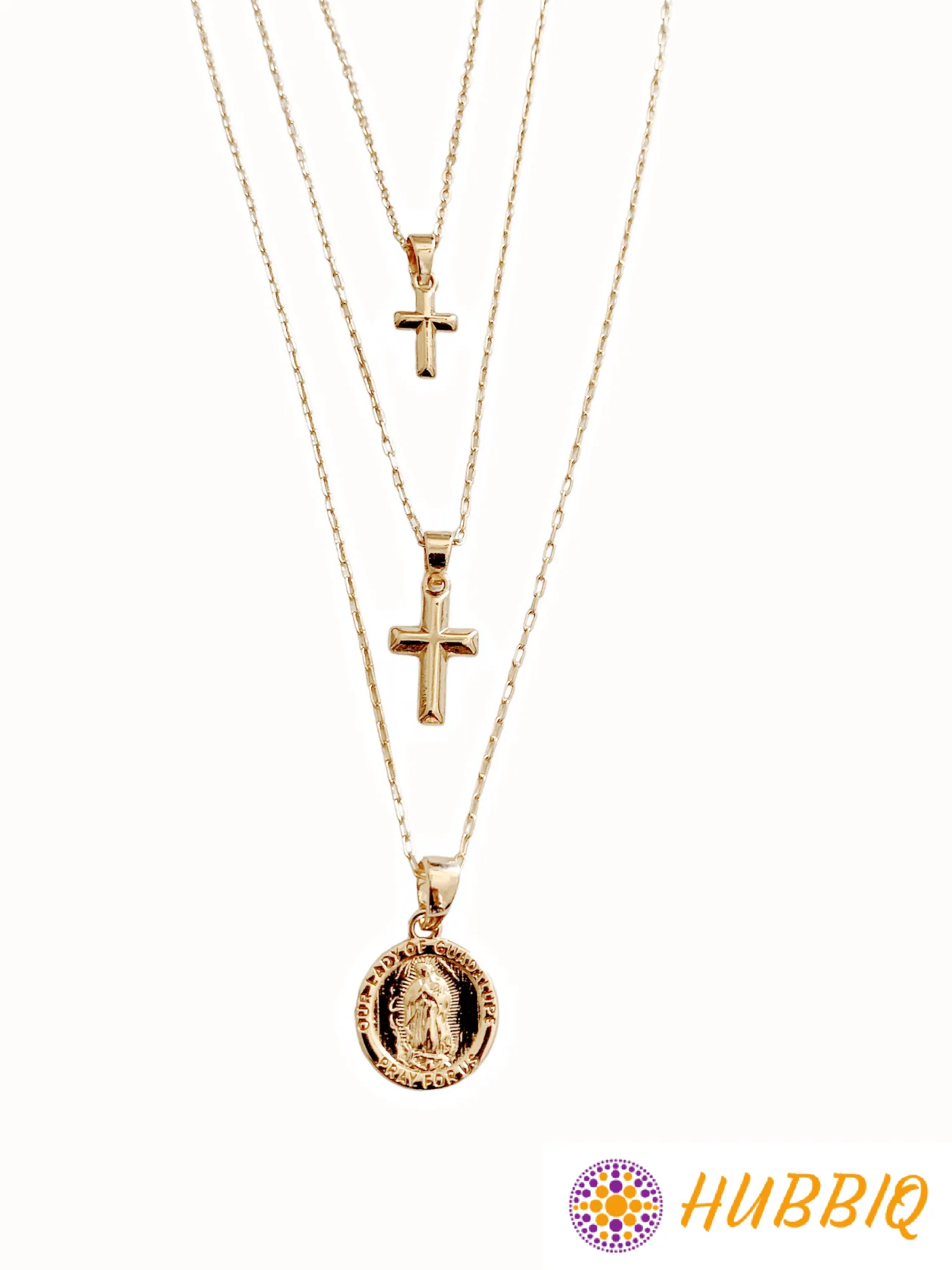 Layered Cross Necklace