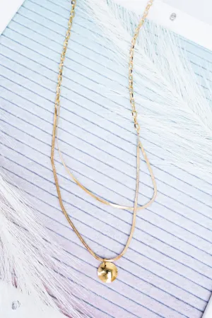 Layla Goldtone Layered Chain Necklace