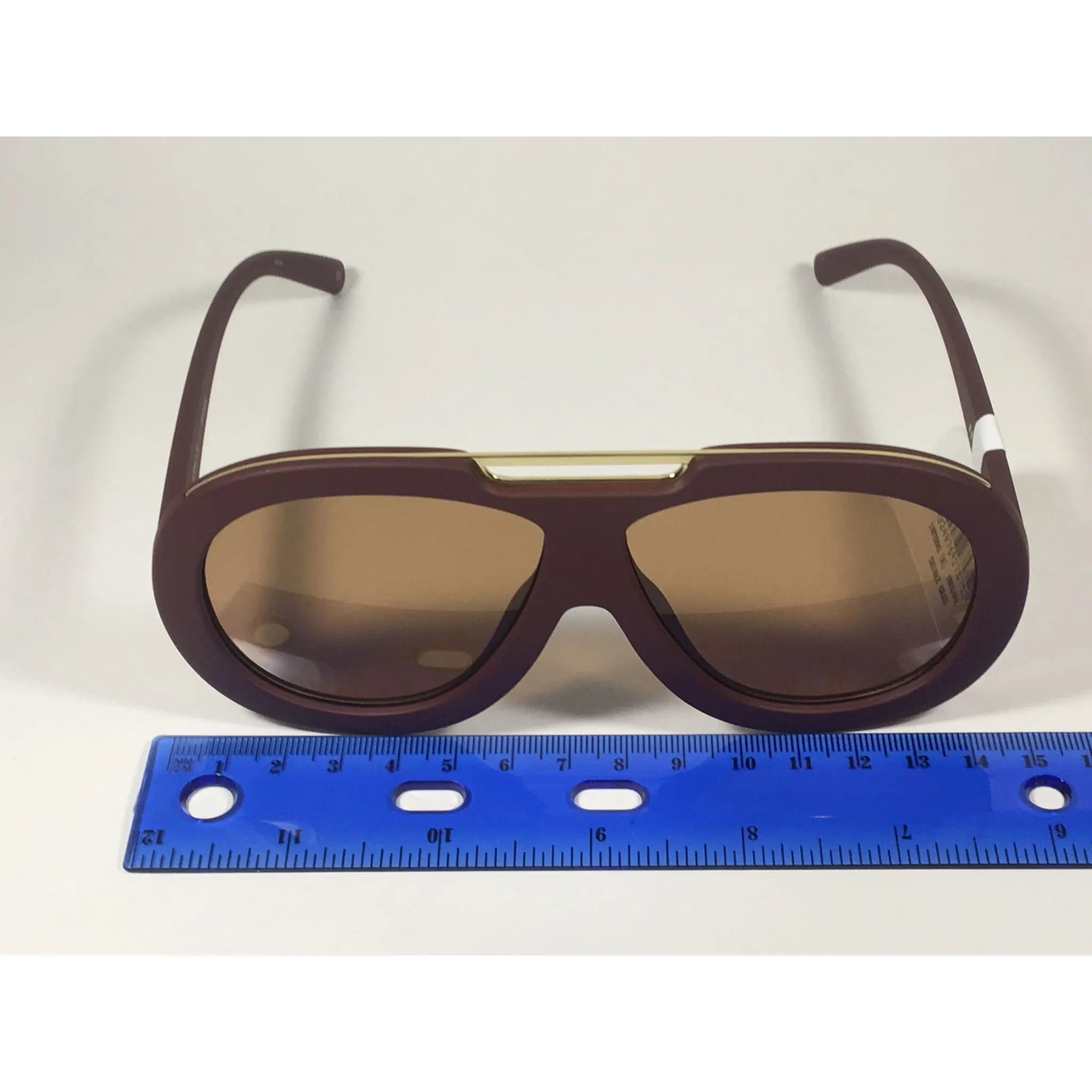 Le Specs LSP1802402 Inferno Large Aviator Pilot Sunglasses Dark Red Wine Shiraz Brown Lens