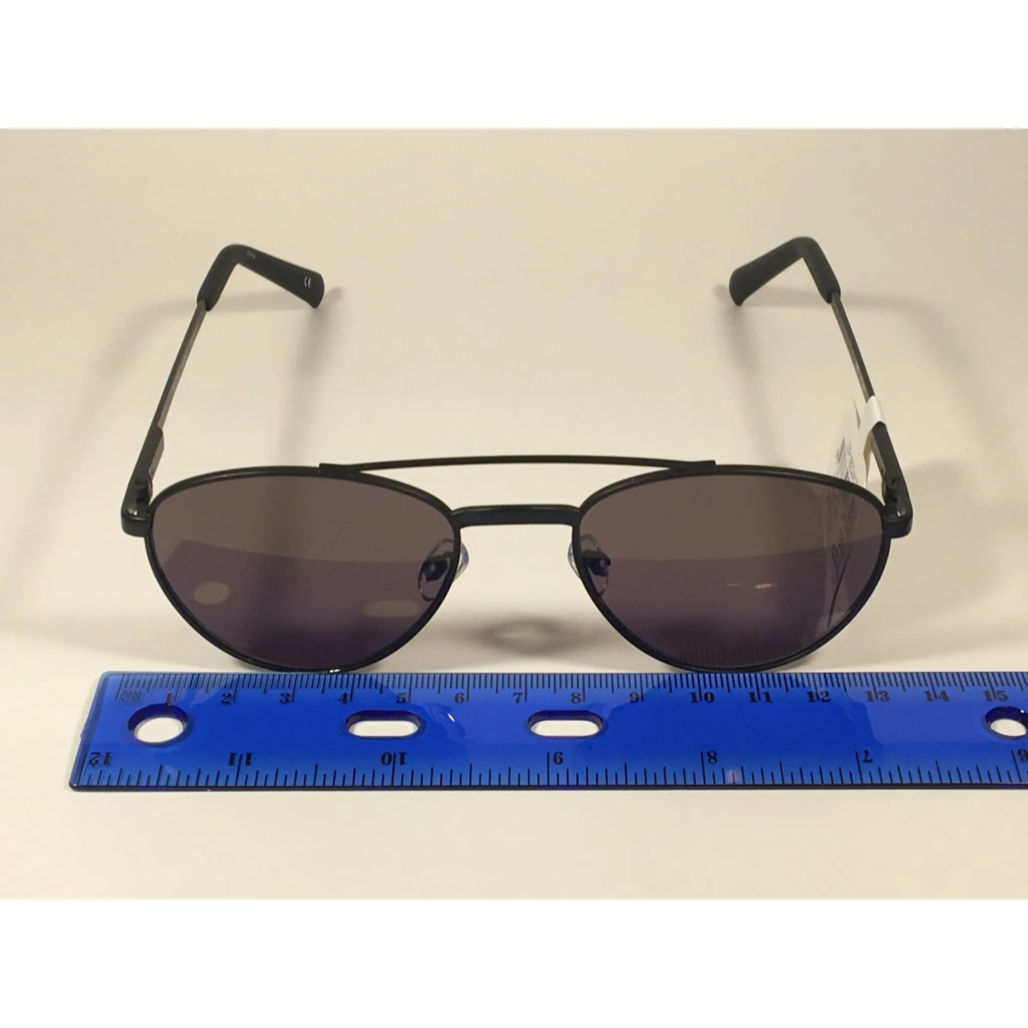 Le Specs Rocket Man Small Aviator Pilot Sunglasses Matte Black Frame Gray Lens LSP1802417