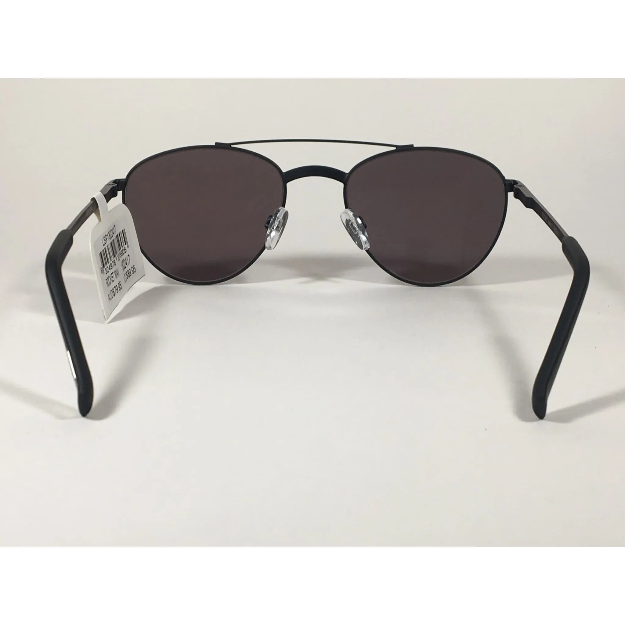 Le Specs Rocket Man Small Aviator Pilot Sunglasses Matte Black Frame Gray Lens LSP1802417