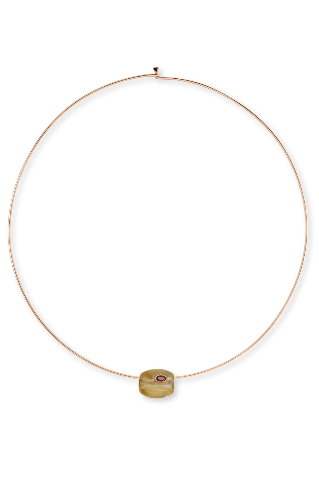 Lemon Quartz Bead | Orange Sapphire