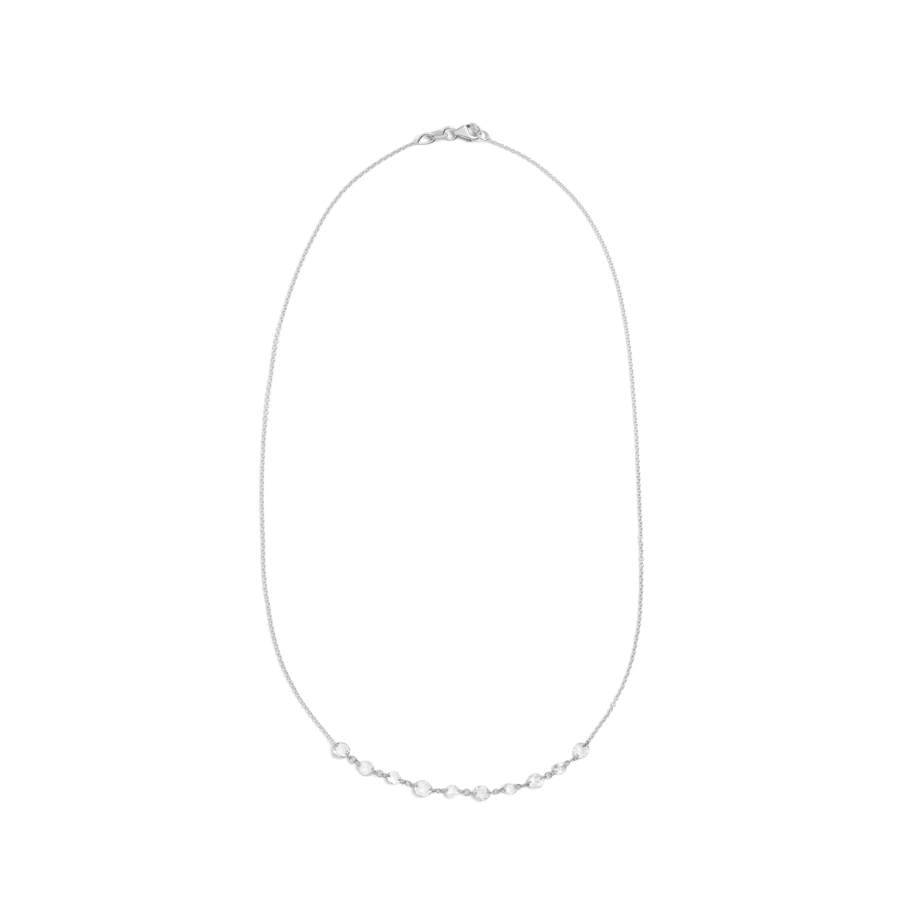 Lila Floating Rose Cut Necklace