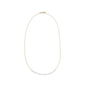 Lila Floating Rose Cut Necklace