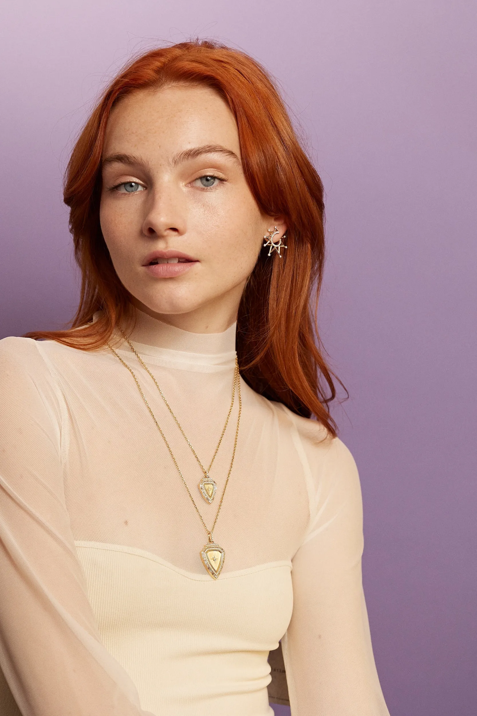 L'imperatrice XL Shield Pendant