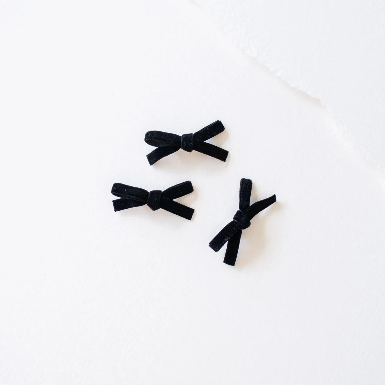 little velvet ribbon hair pin set