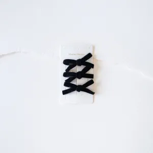 little velvet ribbon hair pin set
