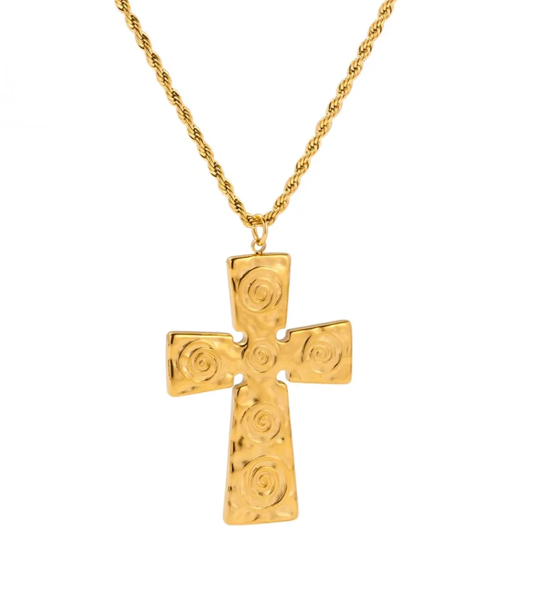 Long Cross Necklace