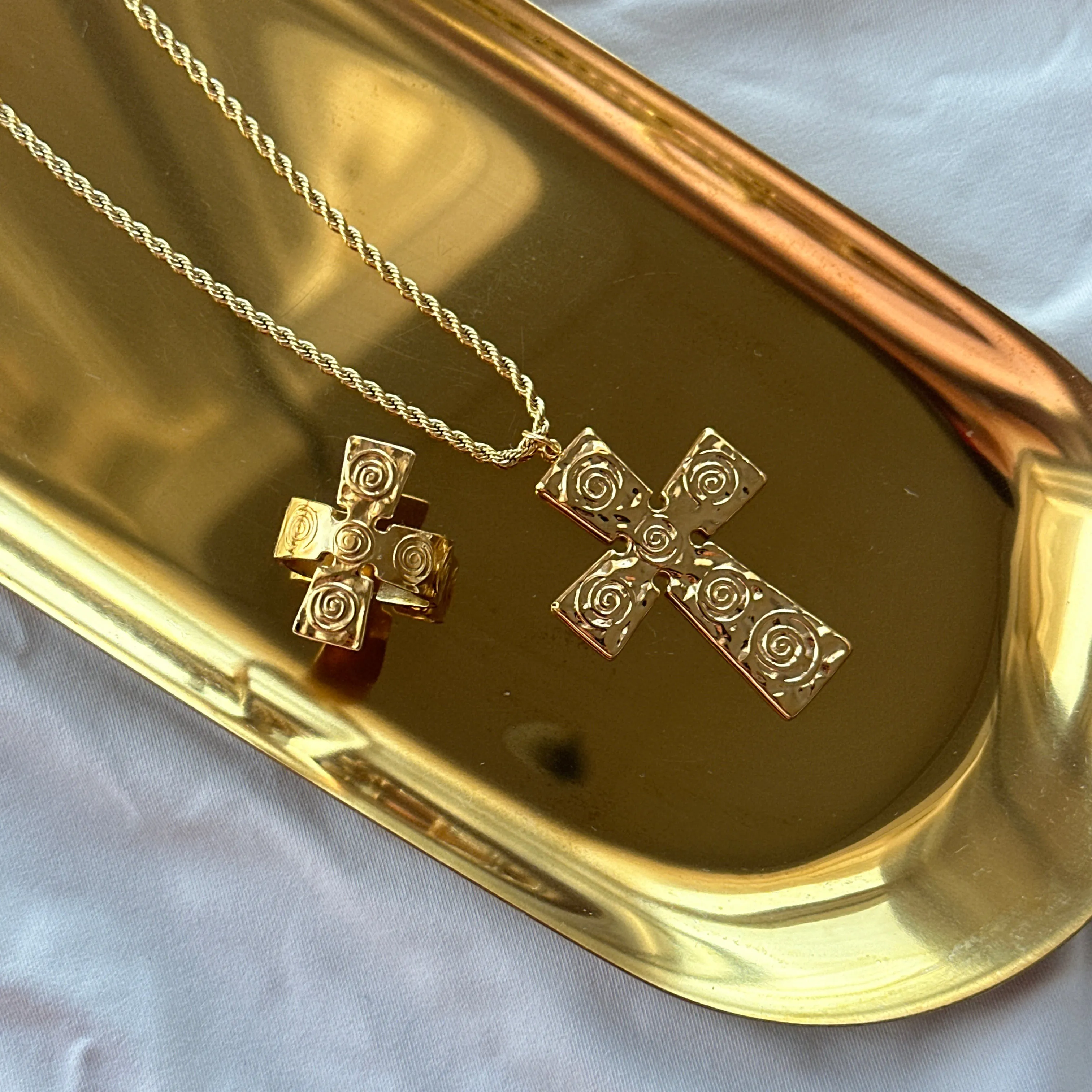 Long Cross Necklace