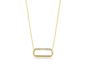 Long Single E-W Link Necklace