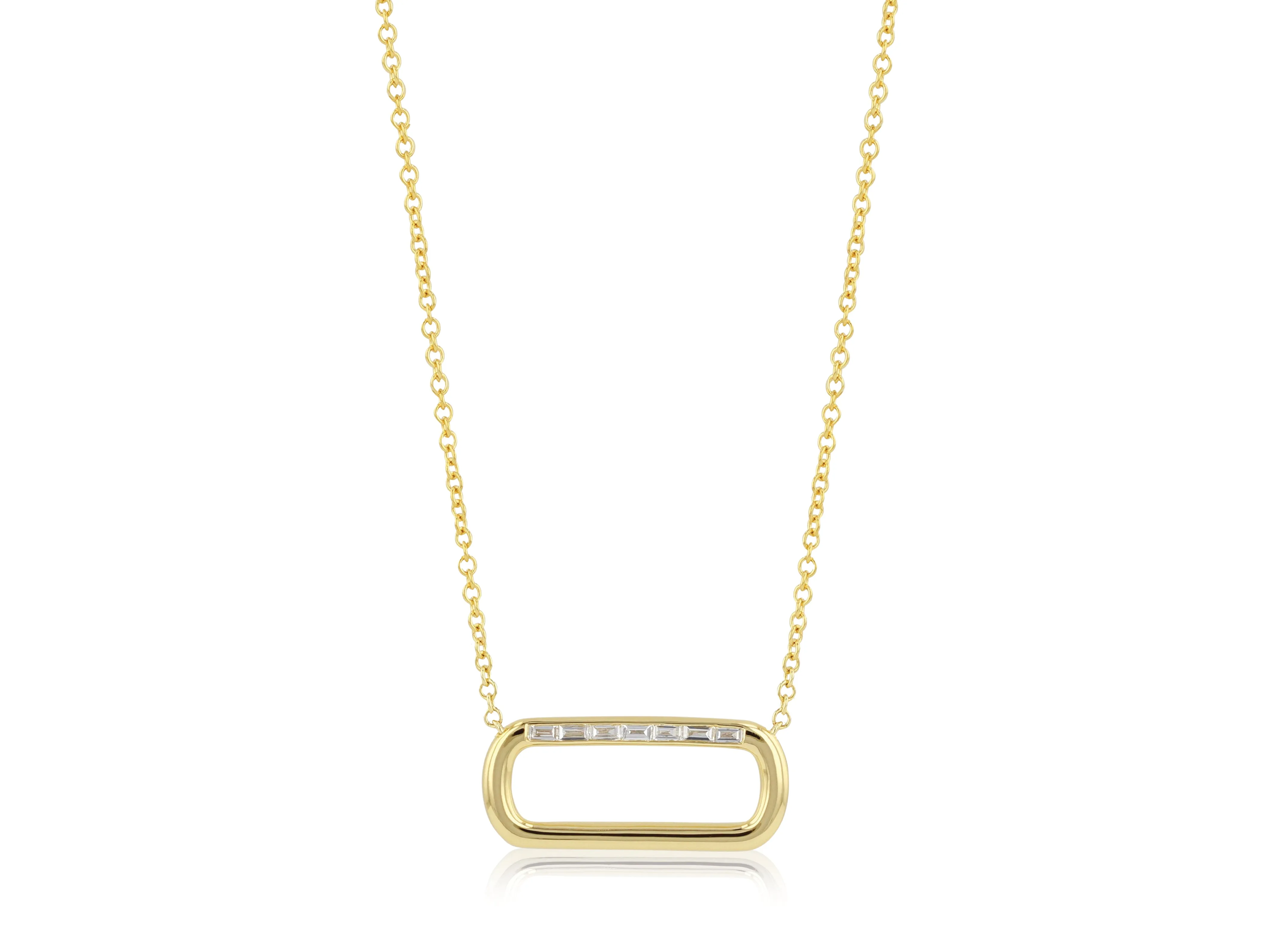 Long Single E-W Link Necklace