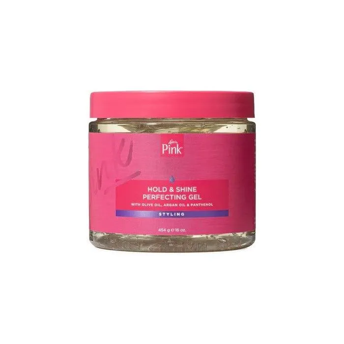 Luster's Pink Hold & Shine Perfecting Styling Gel 16oz