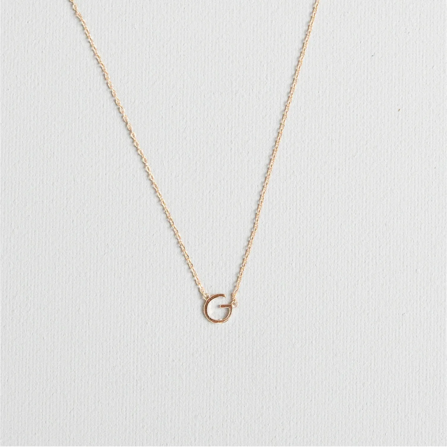 Luxe Gold Initial Necklace