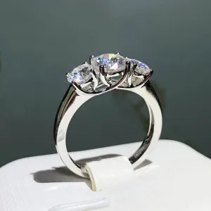 Luxury Clair Diamond Ring Engagement Women Jewelry