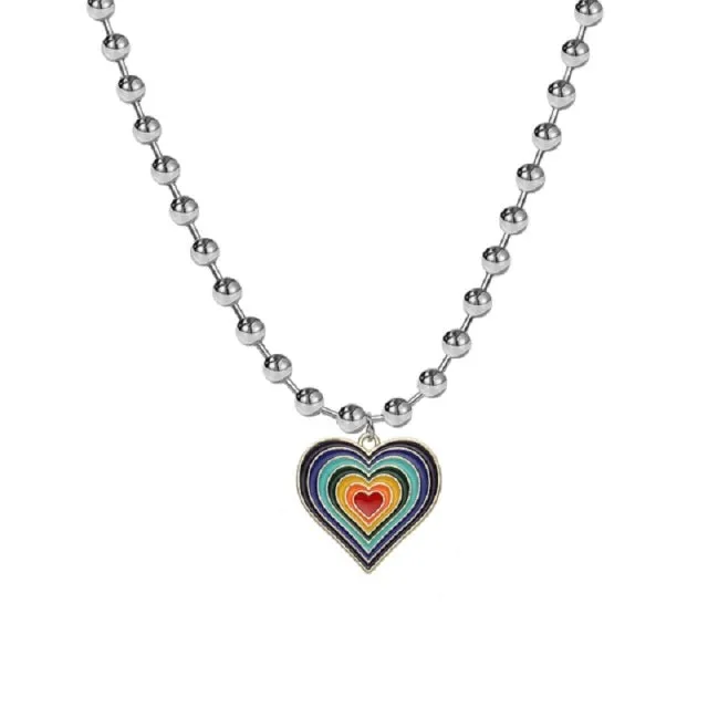 Luxury Sapphire Pendant Necklace For Women Rose Gold Wedding Jewelry