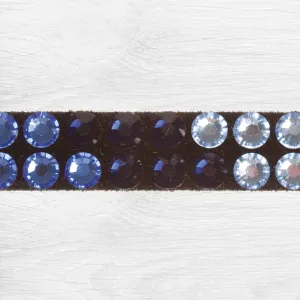 Magic Tack Double Swarovski Crystal Browband