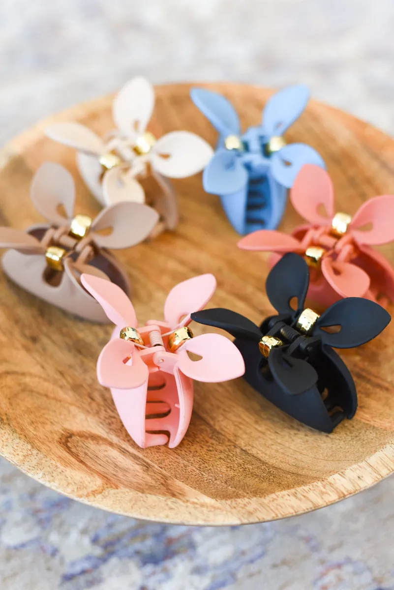 Matte Bow Hair Clip