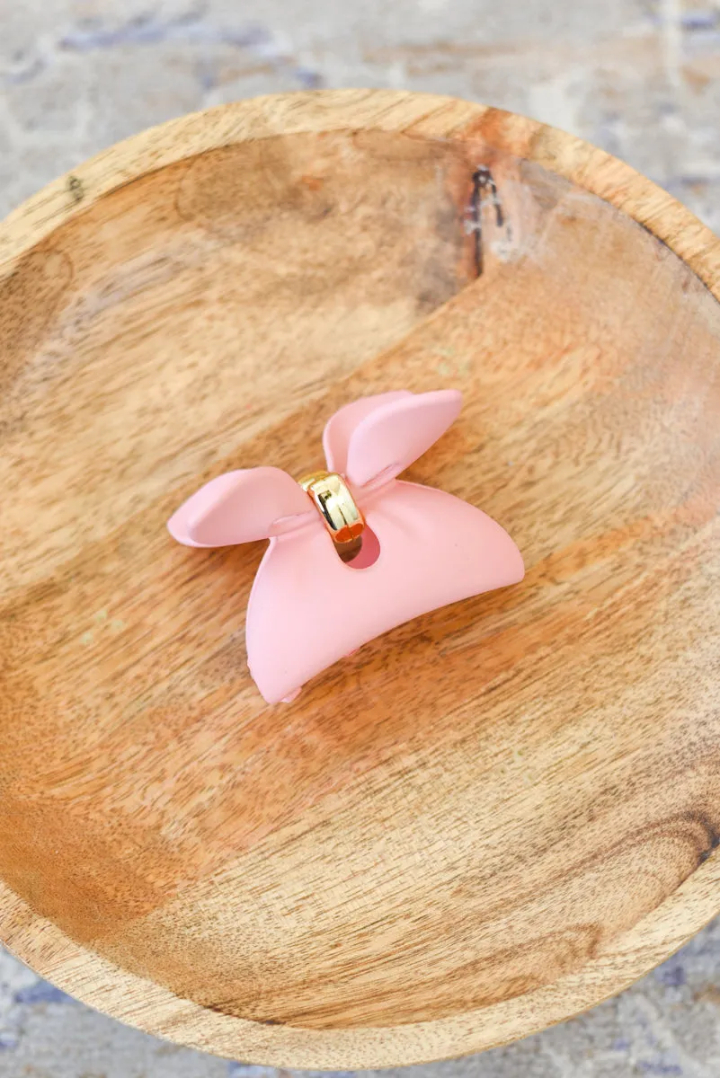 Matte Bow Hair Clip