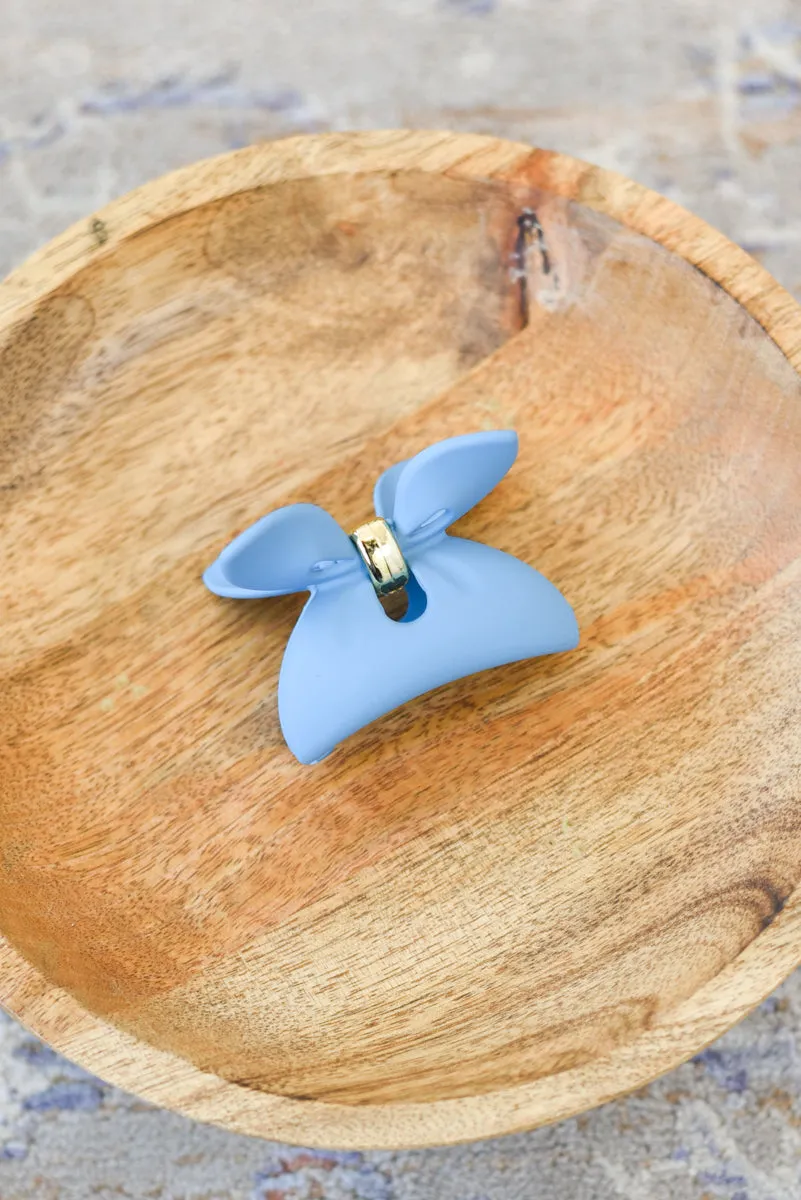 Matte Bow Hair Clip
