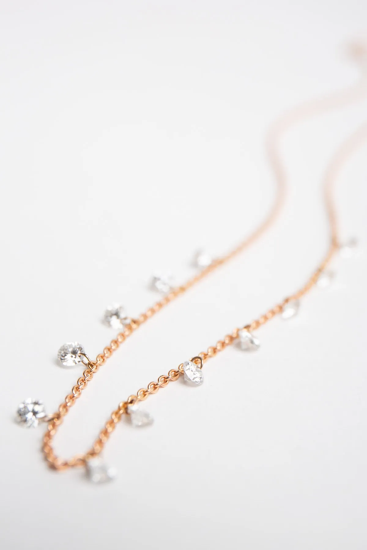MAUD JEWELRY | DIAMOND DROP NECKLACE