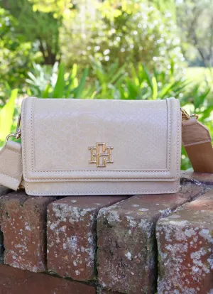 MAVERICK CROSSBODY BAG WITH POCKET-TAN ES