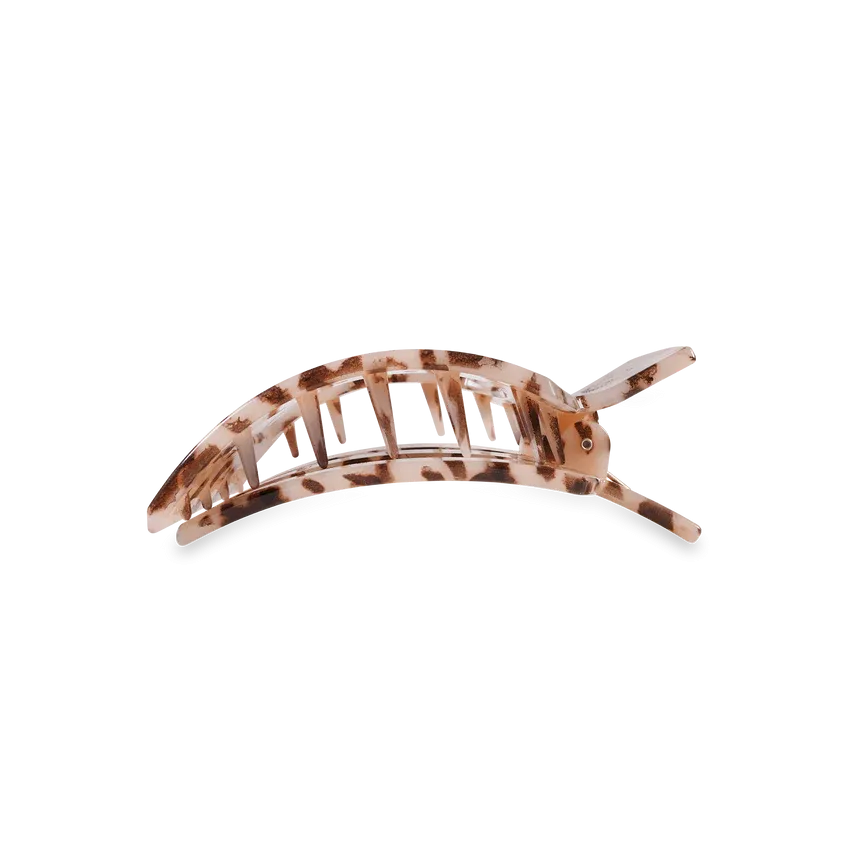 Medium Teleties Flat Square Clip - Blonde Tortoise