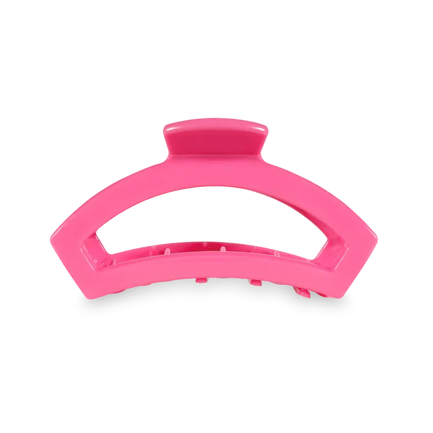 Medium Teleties Open Claw Clip - Paradise Pink