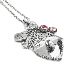 Memorial Heart Necklace in sterling silver