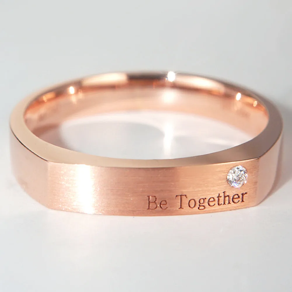 Men's Diamond Bar Signet Ring