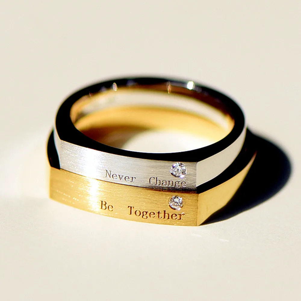 Men's Diamond Bar Signet Ring