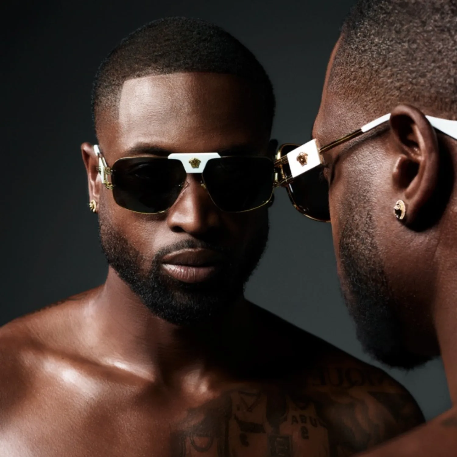 Men's Versace Special Project Aviator Sunglasses