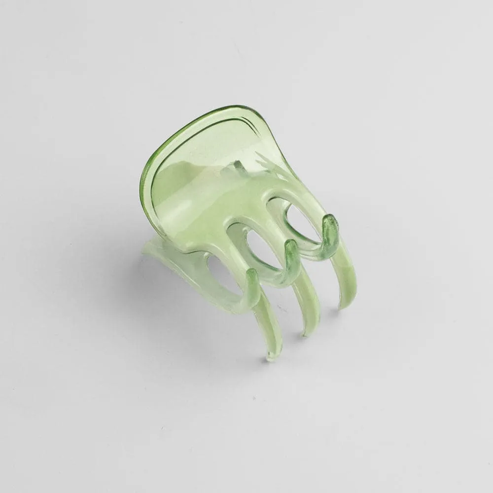 Mermaid Waves Round Trident Hair Claw Clip