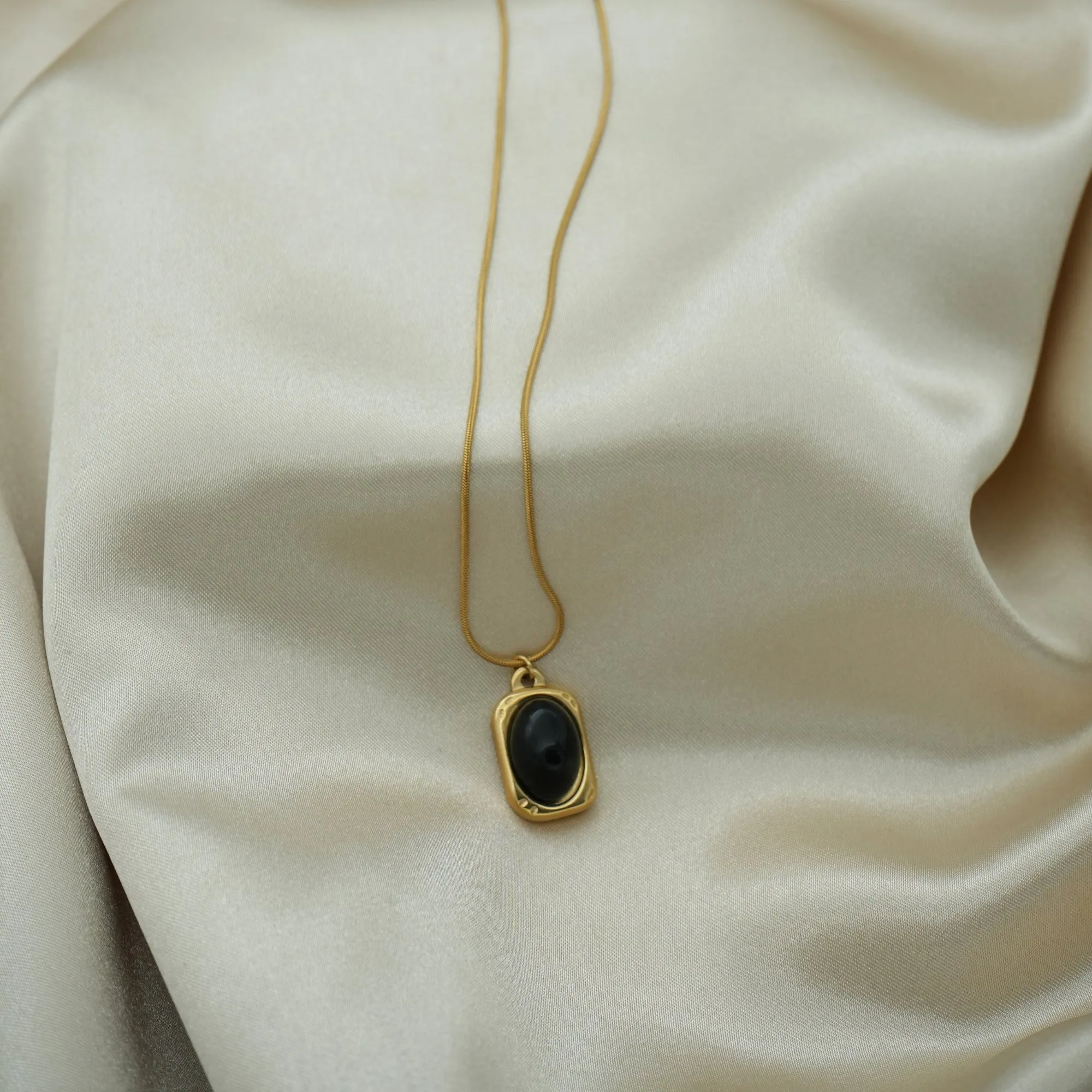 Midnight Enamel Necklace