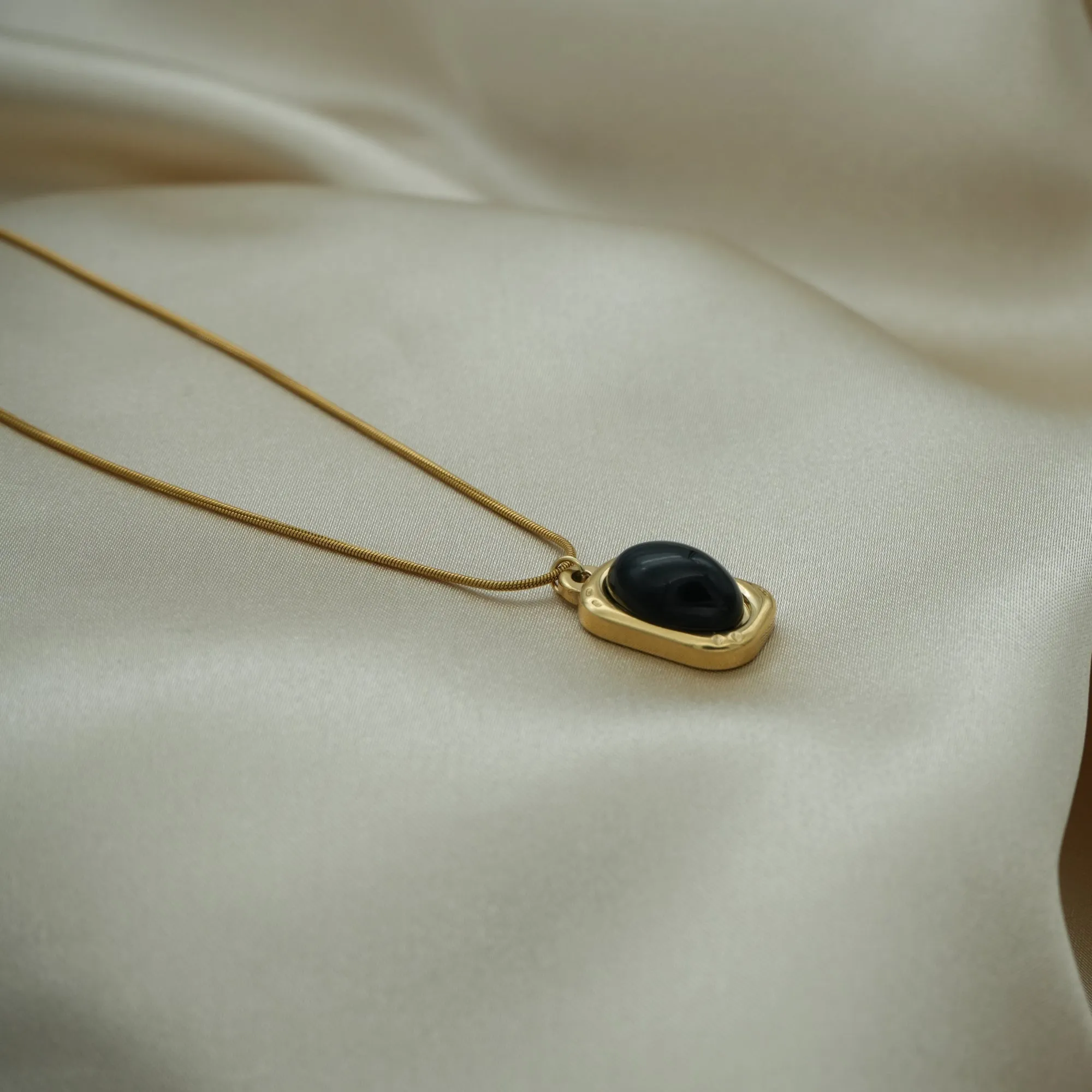 Midnight Enamel Necklace