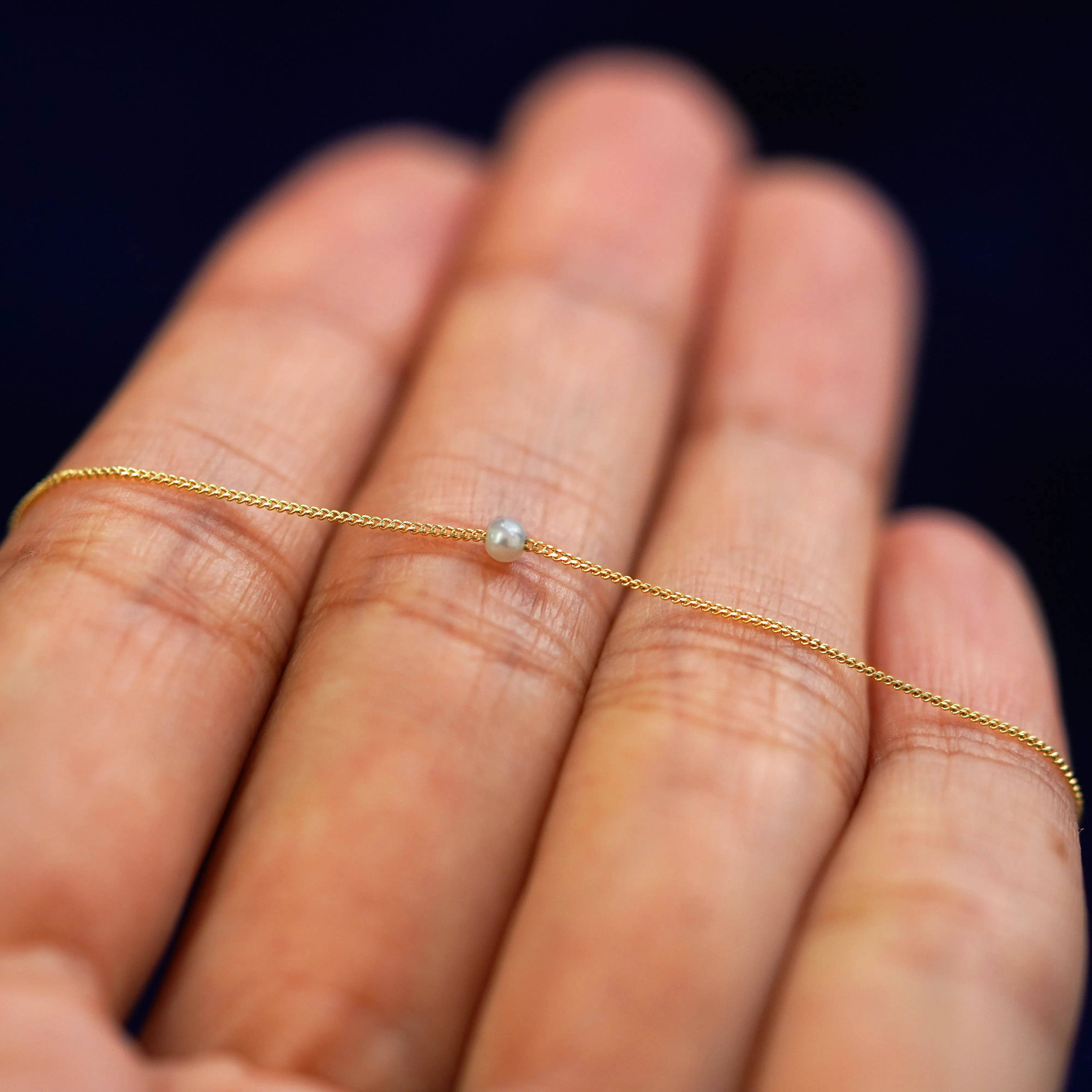Mini Pearl Slide Necklace
